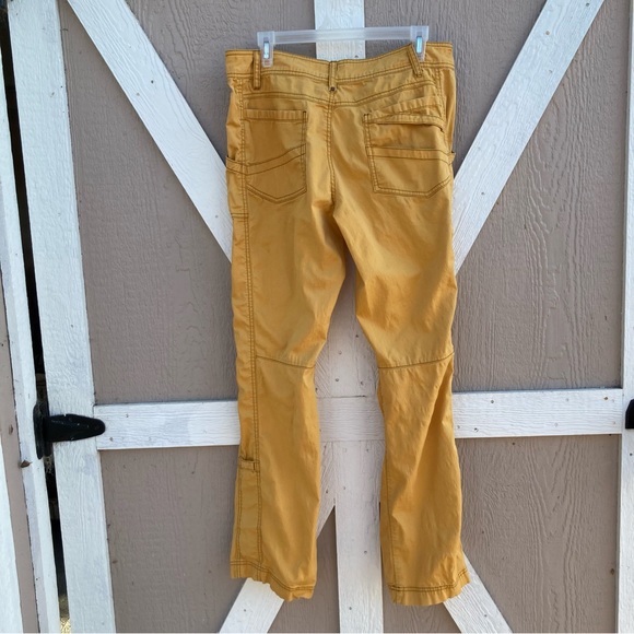 Royal Robbins Women’s 12 hiking pants multiple pocket marigold - Picture 7 of 14